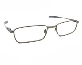 Monturas de gafas rectangulares Oakley Shovel OX5046-0355 en color peltre, 55-18, 138, para hombre y mujer