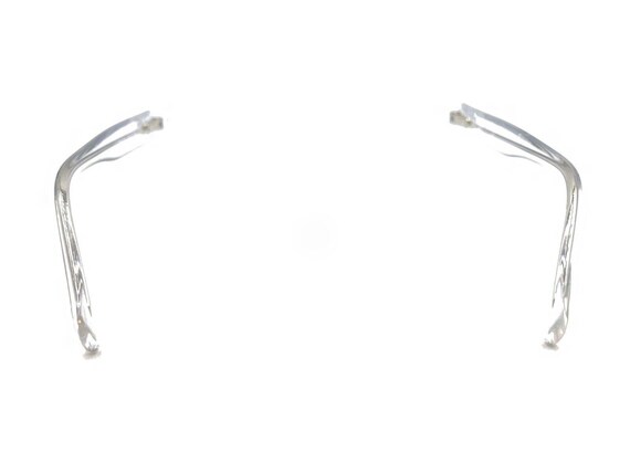 Crystal Clear Transparent Rectangle Eyeglasses Fr… - image 5