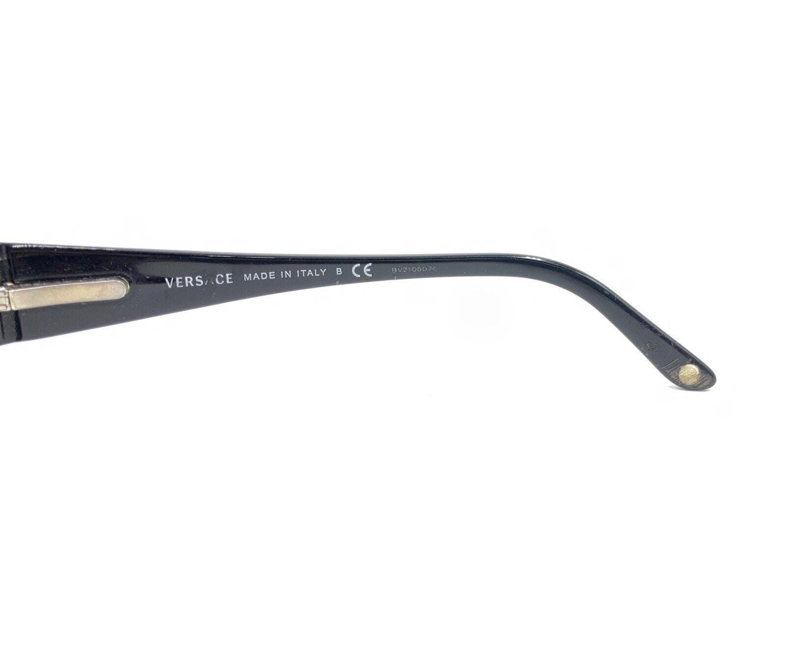 Versace Made in Italy MOD 3111 Rectangle Logo Eyeglasses Frames Black 51zpzX62WbL.jpg_BO30,255,255,  main image 4