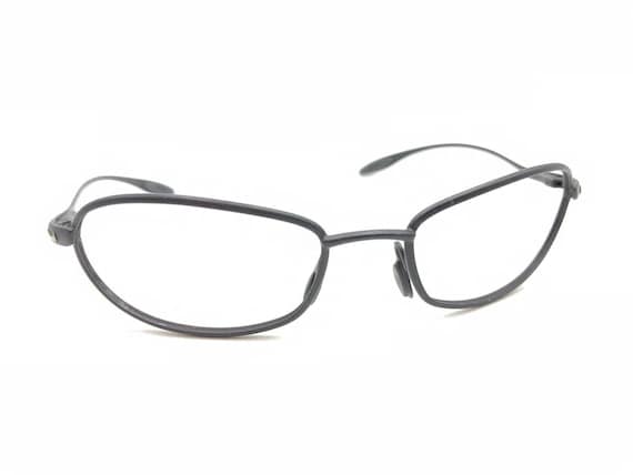 Nike Hyperion WR EG0033 002 Matte Black Oval Wrap Sunglasses