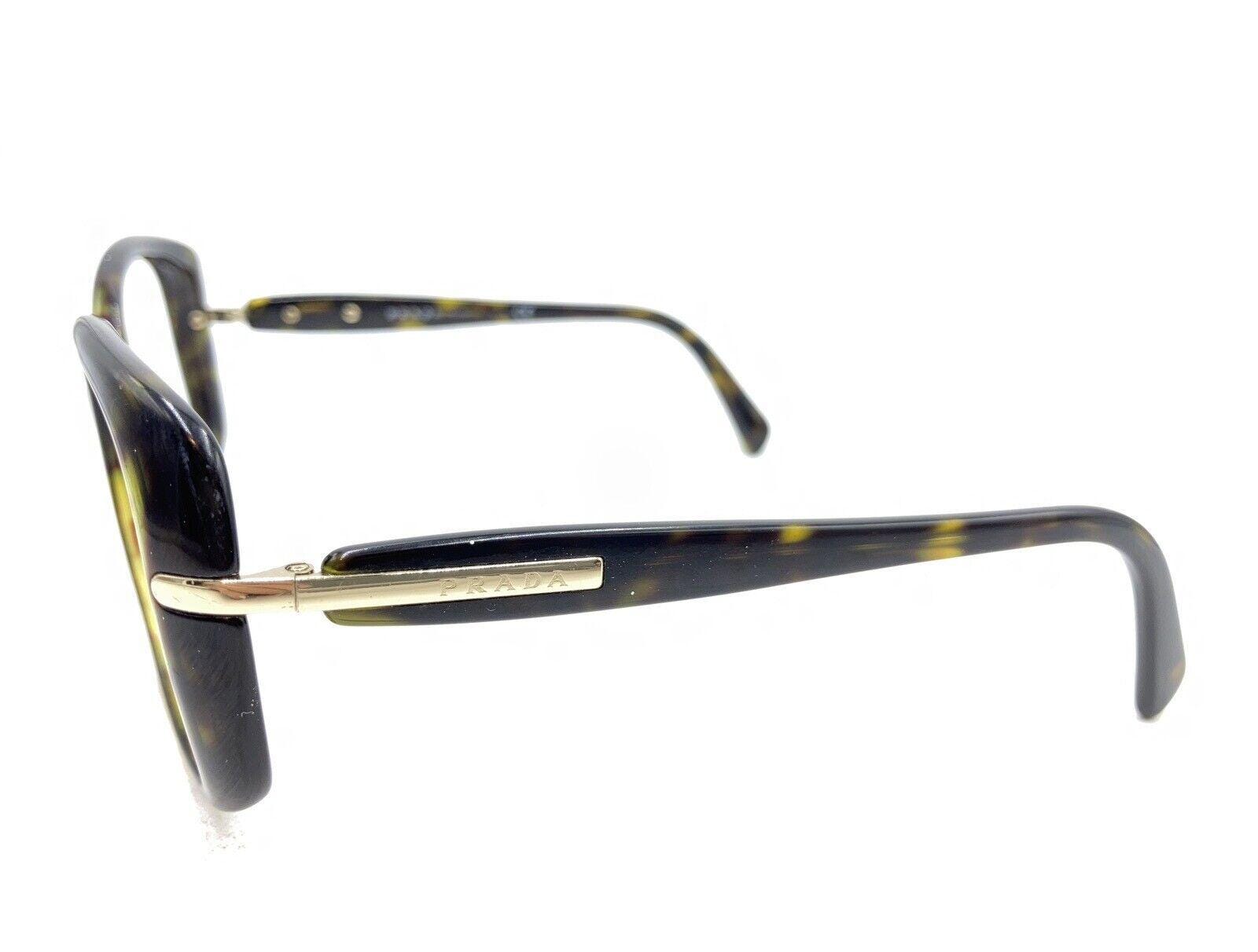 Prada SPR 08O 2AU-6S1 Tortoise Brown Butterfly Sunglasses 