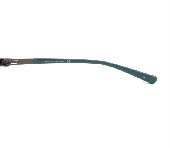 Nike 4247 047 Flexon Satin Brown Green Eyeglasses… - image 9