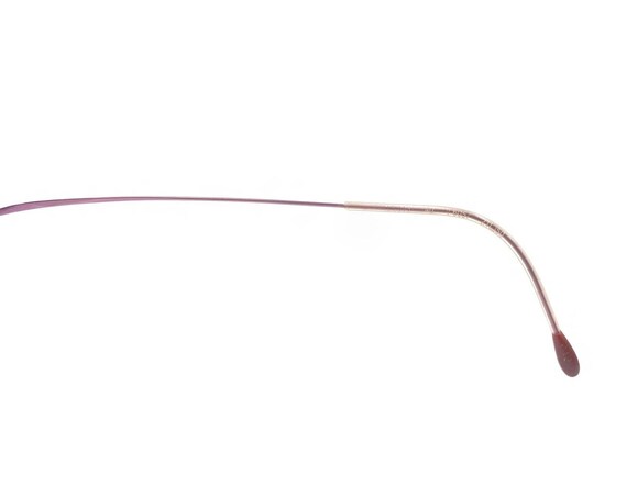 Silhouette 7395 40 6057 Titanium Pink Rimless Eye… - image 9