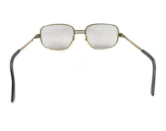 LIBERTY OPTICAL 12K vintage 縄手sunglasses Liberty Vintage Gold 12k GF Square Metal Sunglasses Brown