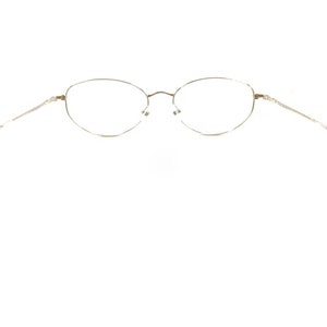 Safilo Elasta 4711 Y79 Gold Metal Oval Eyeglasses Frames 135 Italy Designer image 5