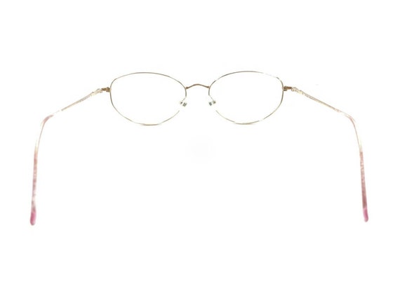 Safilo Elasta 4711 Y79 Gold Metal Oval Eyeglasses… - image 5