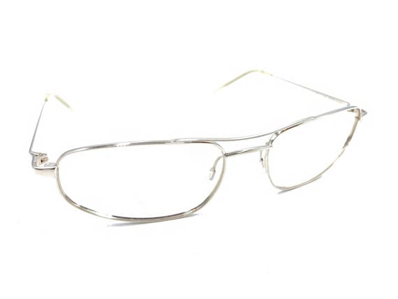 Oliver Peoples Delta Gold Rectangle Eyeglasses Fr… - image 1