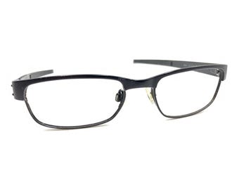 Oakley Metal Plate 22-198 Matte Black Metal Eyeglasses Frames 53-18 140 Men