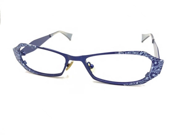 Jean Lafont Escapade 367 Blue Metal Eyeglasses Fr… - image 8