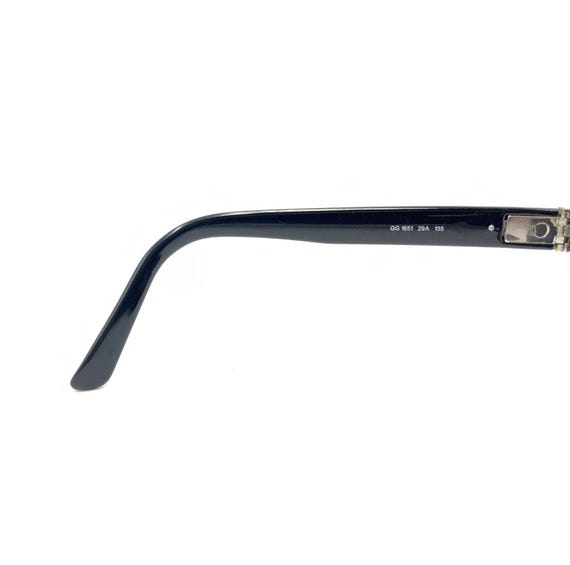 Gucci RARE GG 1651 29A Polished Black Eyeglasses Frames 53  display picture 1