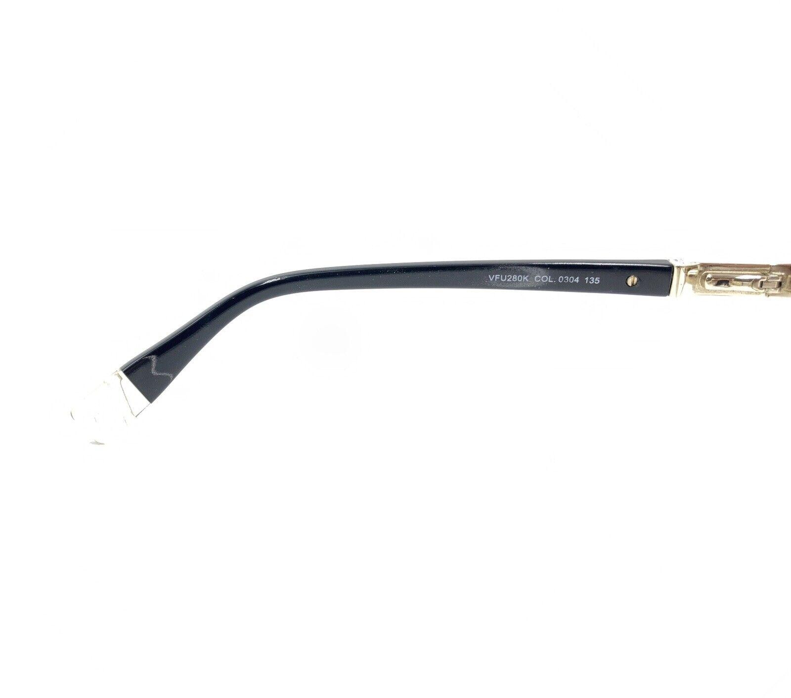 FURLA VFU757K Eyeglasses Frames RX-able Gold NWT Furla VFU 587 0301 main image 3