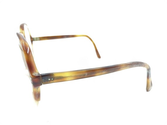 Vintage Tortoise Brown Oversized Square Eyeglasse… - image 7