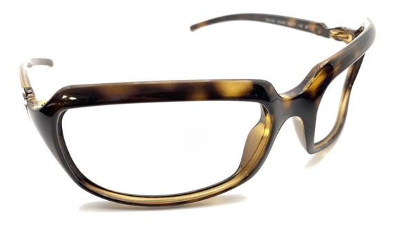 Dolce & Gabbana DD 2192 Brown Wrap Rectangle Sunglasses 