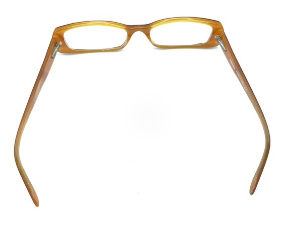 Versace MOD 543 Orange Brown Rectangle Eyeglasses… - image 6