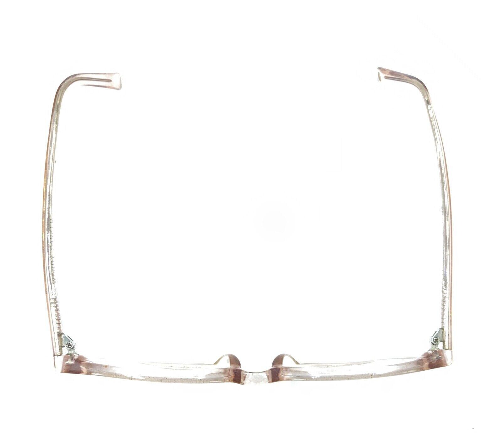 Warby Parker Welty Light rose Pink/Clear Rectangle Glasses Welty Low Bridge Fit Eyeglasses in Rose Crystal | Warby Parker main image 4
