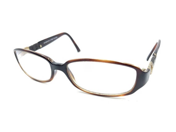 Fendi Cold Insert Brown Tortoise Rectangle Eyegla… - image 8