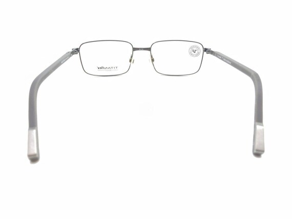 TITANflex 827025 30/GUN Gunmetal Gray Eyeglasses … - image 5