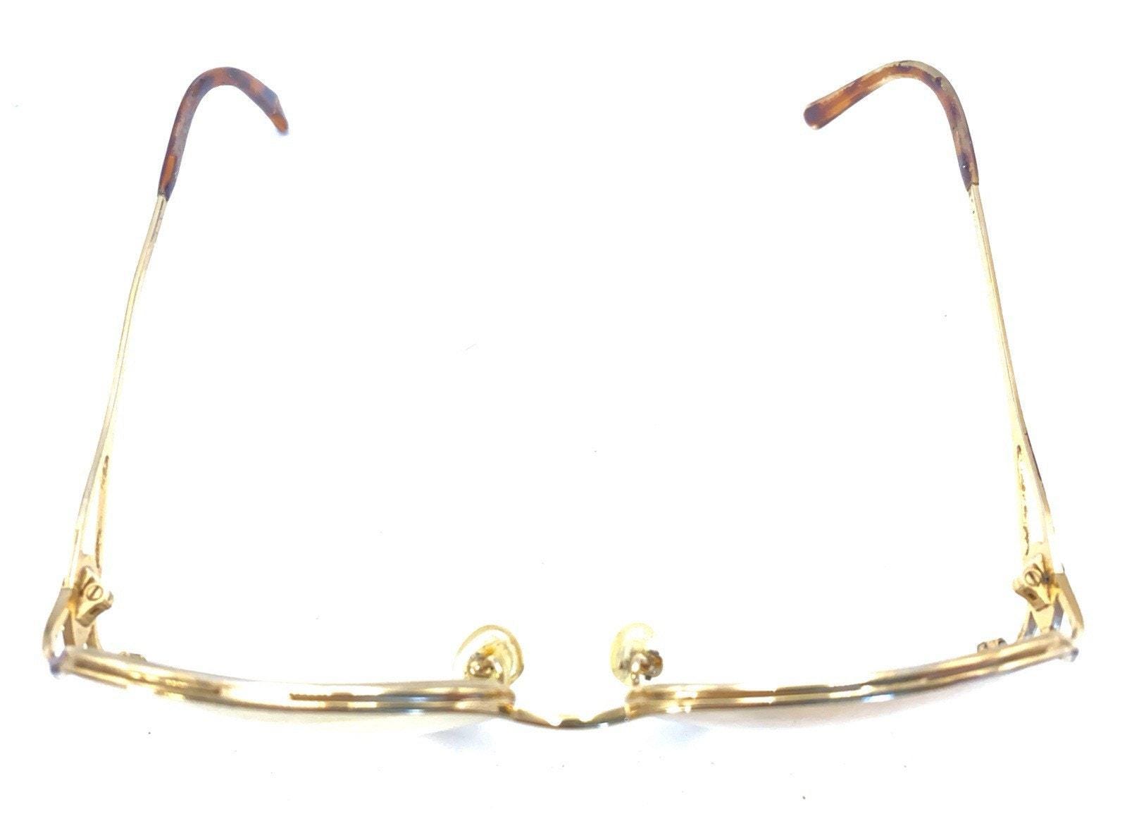 Christian Dior 2799 41 Vintage Gold Round Metal Eyeglasses  display picture 1