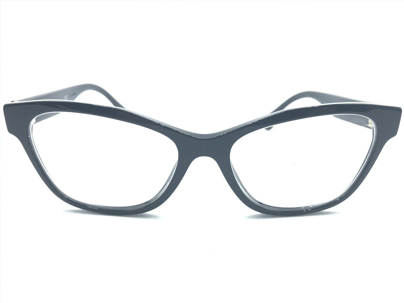 Prada VPR 03W 1AB-1O1 Black Rectangle Eyeglasses Frames 53  display picture 1