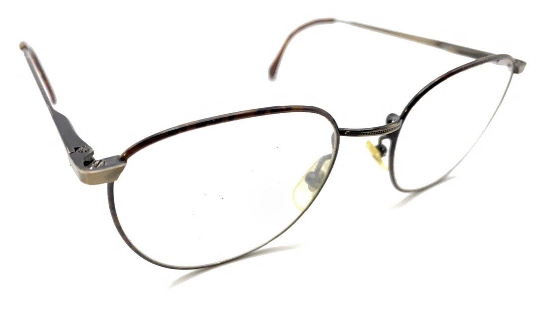 Calvin Klein 217 Brown Metal Round Eyeglasses Frames 52-20 140 Designer ...