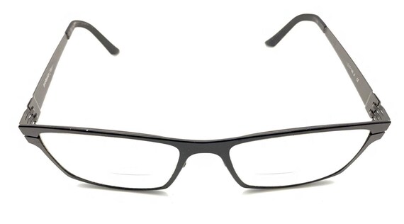 Prodesign Denmark Black Metal Rectangle Eyeglasse… - image 3