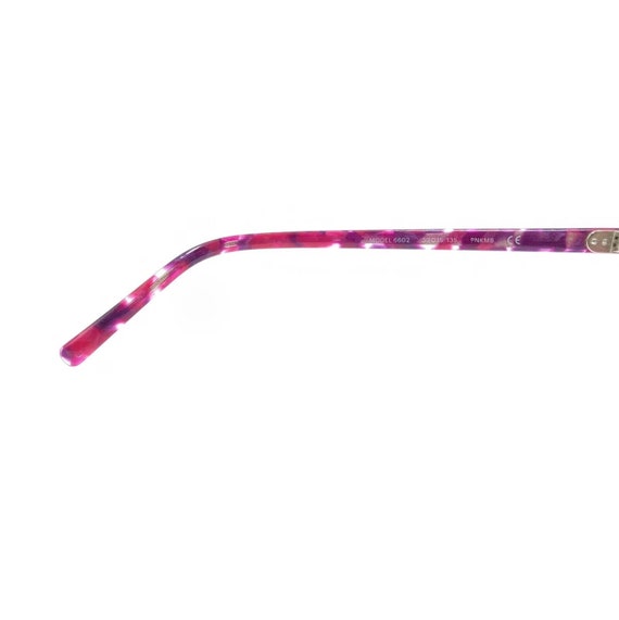 Modo 6602 PNKMB Pink Marble Rectangle Eyeglasses … - image 10