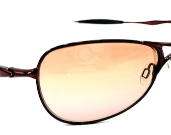 Oakley Crosshair S Aviator Purple Oval Wrap Sunglasses 60-16 135 USA Men Sports