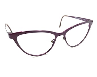 BCBGMAXAZRIA Jamilah Mulberry Lunettes de vue pour chat violettes Montures 53-16 140 Designer