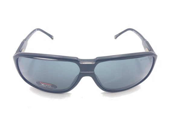 Carrera 7021/S 807PRH Satin Black Wrap Sunglasses… - image 2