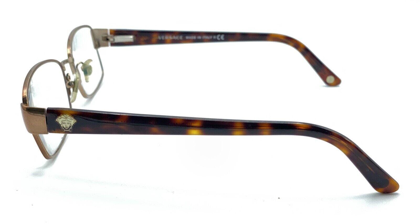 Versace MOD.1177 1045 Brown Rectangle Eyeglasses Frames 52 