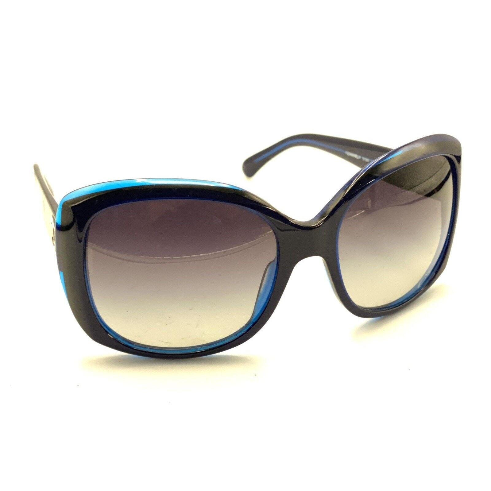 シャネル 5183 1218/3C ブルー オーバーサイズ ラップサングラス