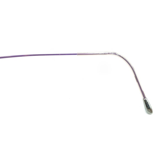 Silhouette 5515 70 3540 Titanium Purple Rimless E… - image 9