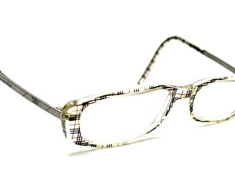 Burberry Safilo 8943/U Plaid Clear Eyeglasses Frames 51-15 135 Italy Designer