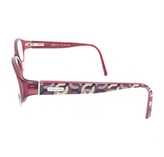 Coach Baila 2034 Pink Transparent Oval Eyeglasses… - image 7