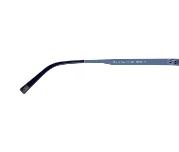 Kliik 545 221 Matte Blue Square Eyeglasses Frames… - image 10