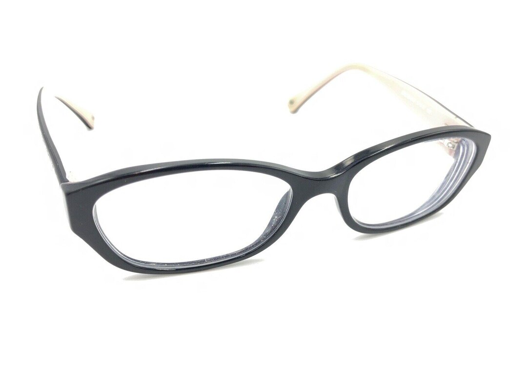 Coach‎ HC6002 Cecilia Black & Pink Eyeglasses Frames Designer Eyewear Coach Black Pink Interior Oval Frame Eyeglasses HC6002  main image 4
