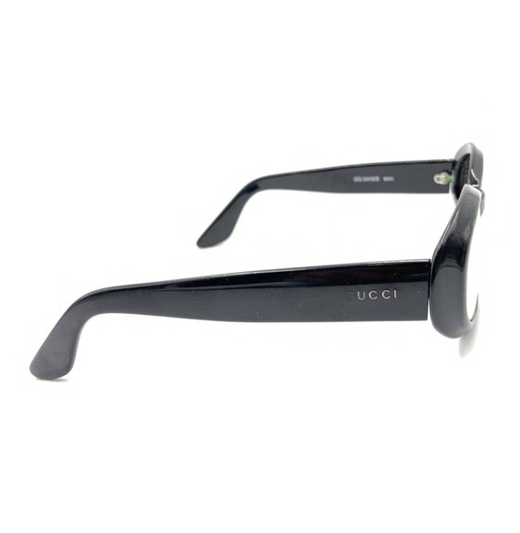 Gucci GG 2419/S 9HH Black Gray Oval Sunglasses Fr… - image 4