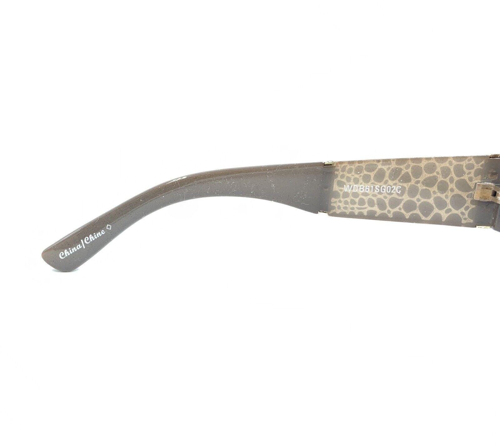 Dana Buchman WDB61SG02C Brown Gold Oversized Sunglasses  display picture 2