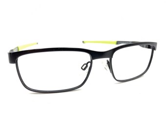 Oakley Steel Plate XS OY3002-0448 Metall Schwarz Brillenfassungen 48-15 130 Jugend