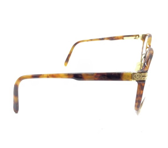 Gucci GG 1117 09T Brown Tortoise Large Square Eye… - image 4