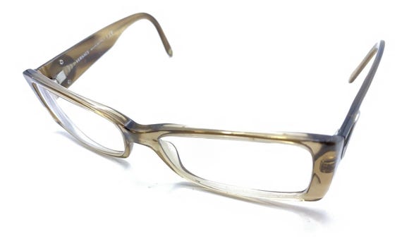 Versace Mod Translucent Brown Rectangle Eyeglasse… - image 8