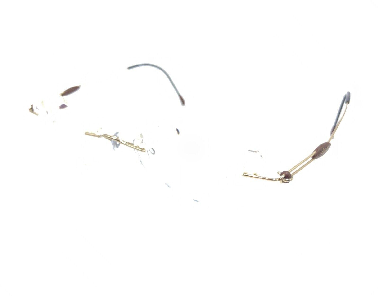Silhouette M7374 20 V6059 Titanium Gold Brown Rimless  display picture 1