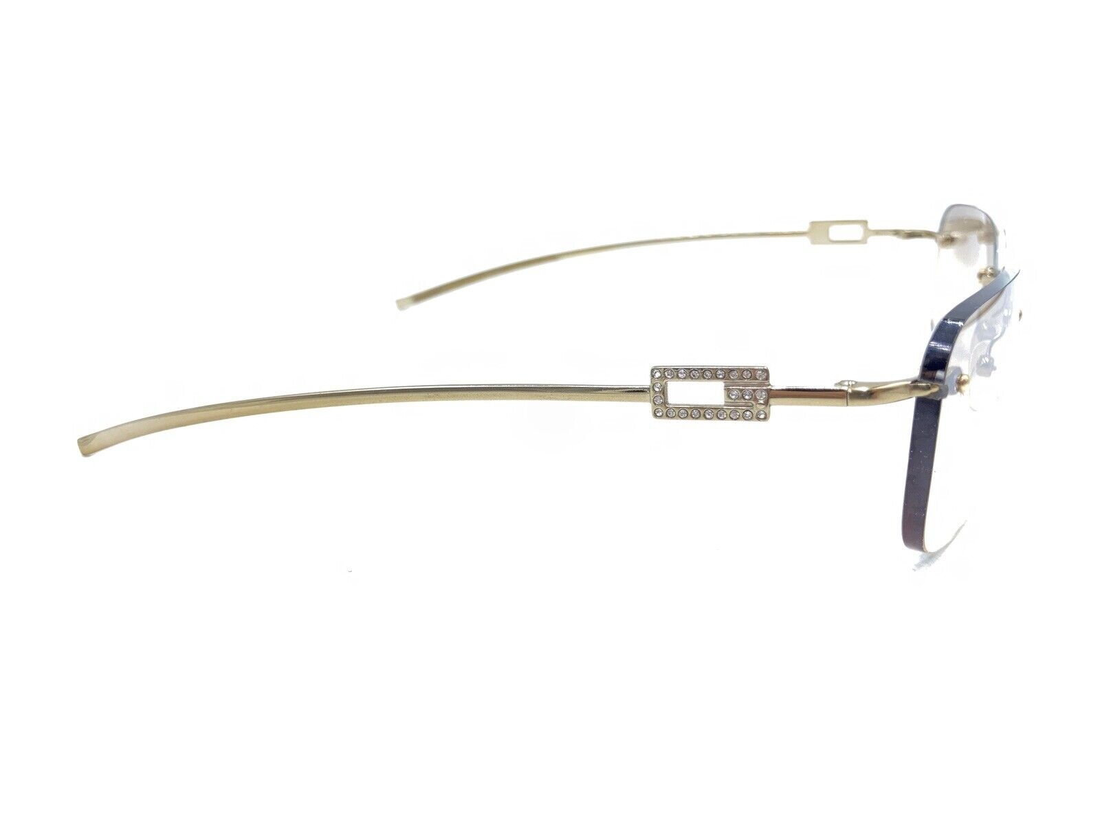 Buy Gucci Vintage GG 1777/strass 577AK Gold Rimless 