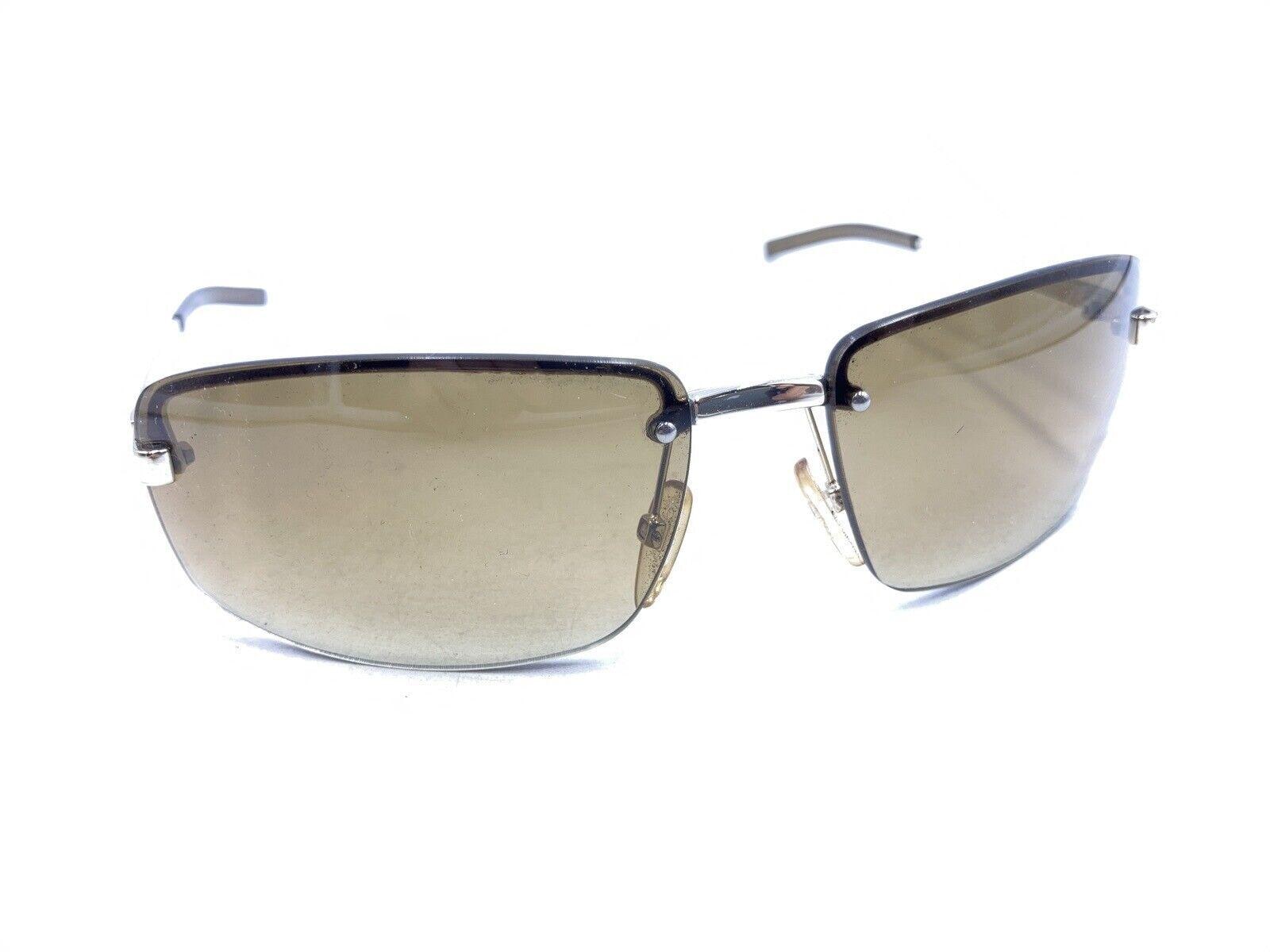 小物 archive GUCCI Half-Rim Eyewear Gucci GG 1794/S 3YGK1 Gold Half Rim Sunglasses Yellow Lens 61-15
