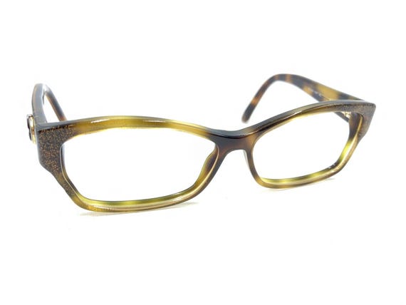 Rare Gucci GG 3203 PWT 53-13-135 Eyeglasses Tortoise Gold Glitter Italy Gucci Women main image 3