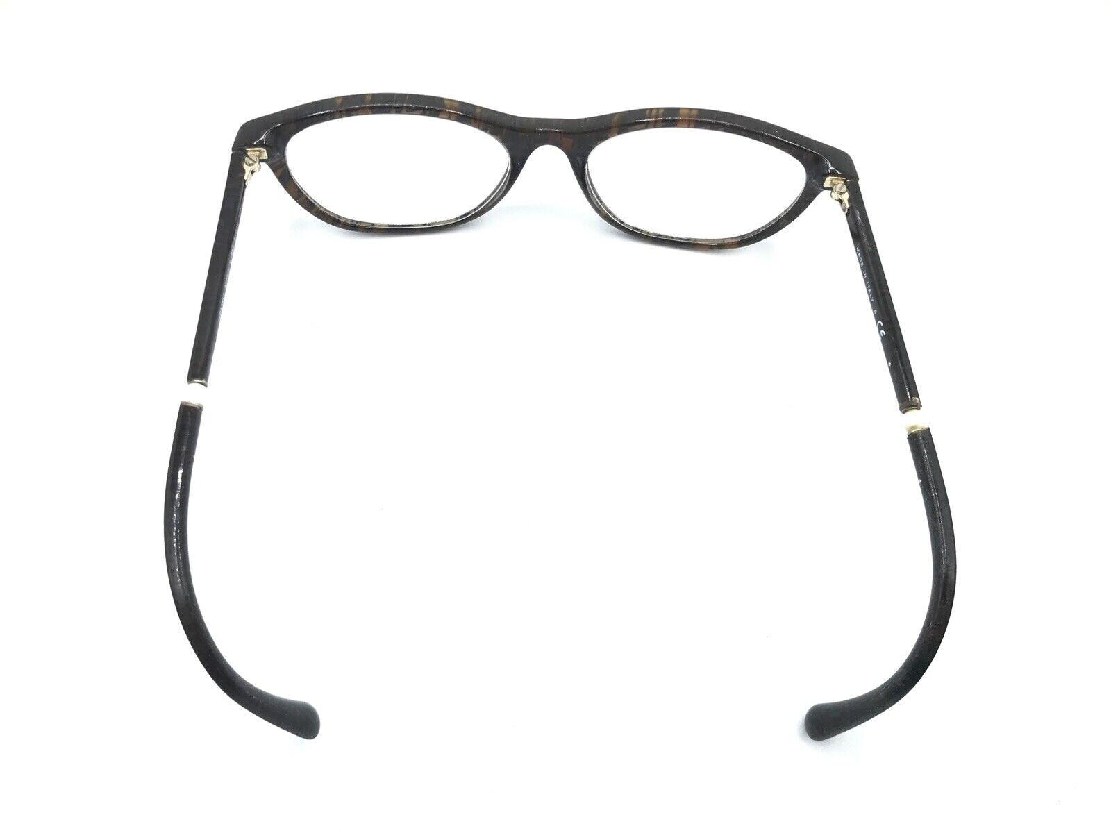 Chanel 3377-H C.1635 Brown Glitter Pearl Eyeglasses Frames 