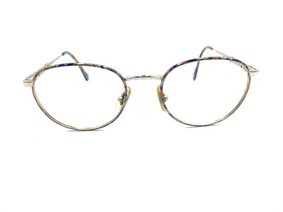 Gucci Vintage Antique Gold Round Eyeglasses Frame… - image 6