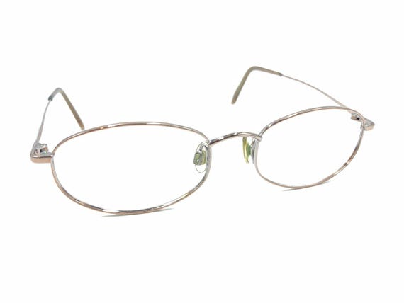 Anne Klein AK 9047 426 Gold Metal Oval Eyeglasses Frames 51