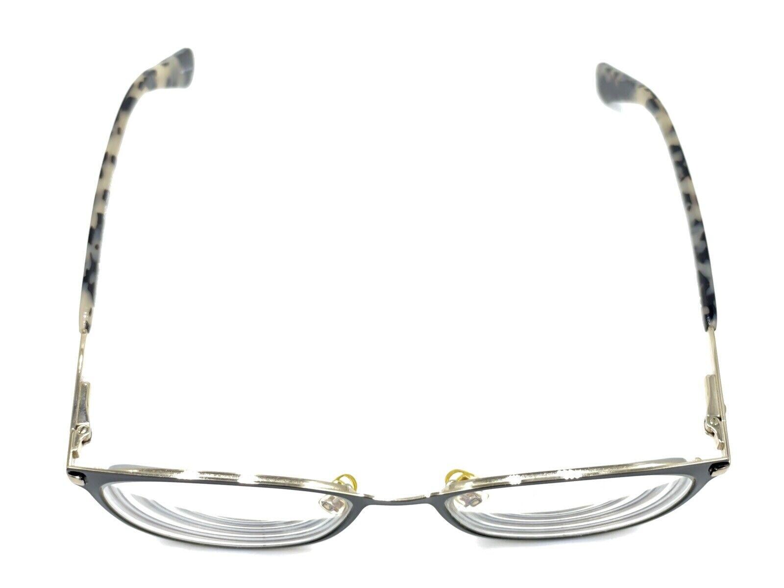 Kate Spade Jabria 807 140 Gold Black Metal Eyeglasses Frames 