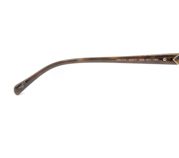 Prada VPR 07N AB6-1O1 Brown Tortoise Rectangle Eyeglasses  display picture 1